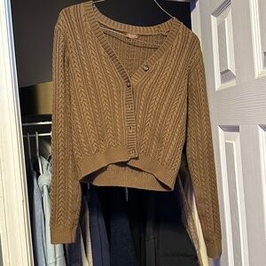 Brandy Melville oversized sweater in brown